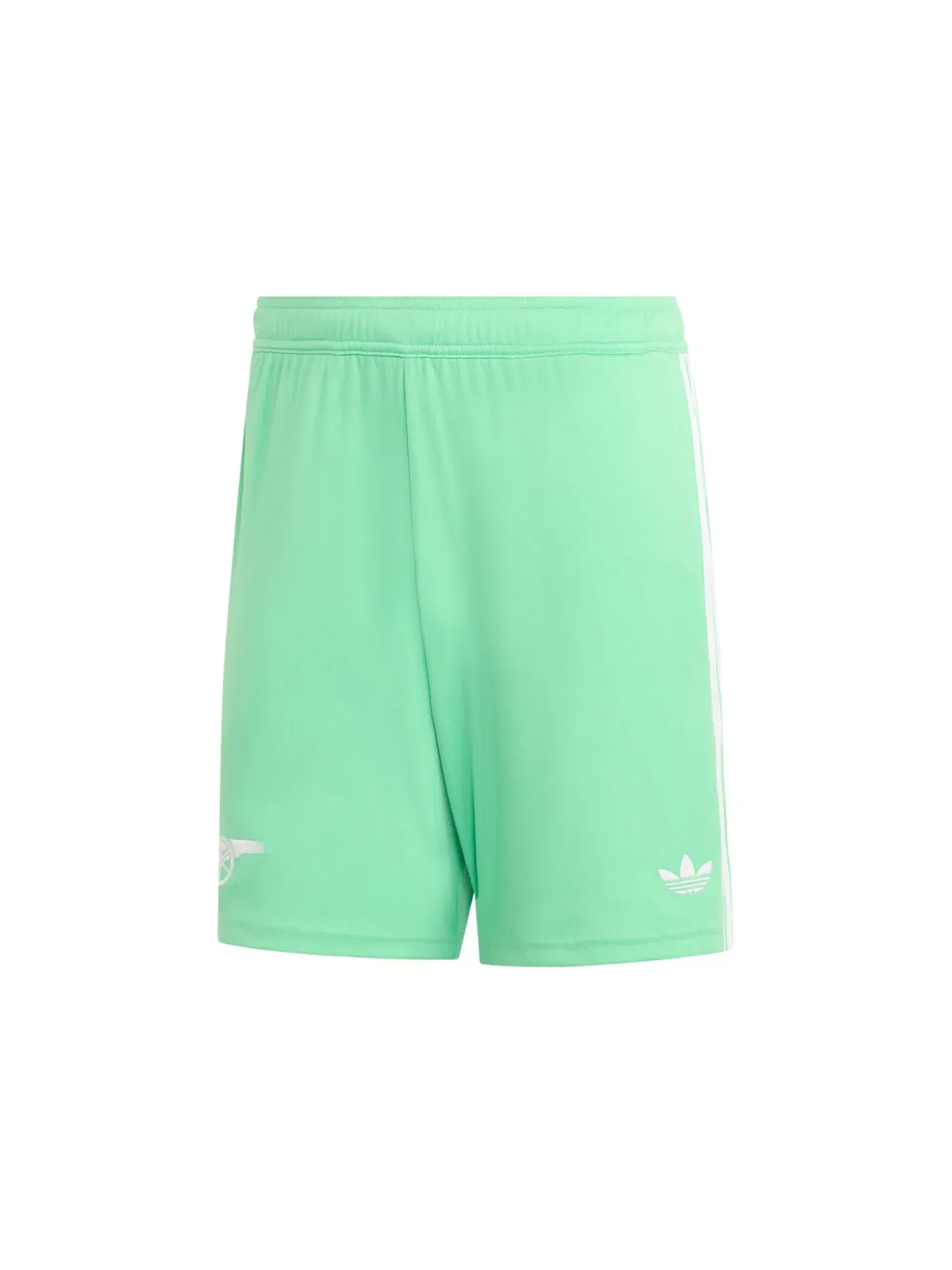 Мужские шорты для вратаря с принтом Arsenal 25/26 Third Goalkeeper Shorts Adidas — изображение 1 из 1, зеленый белый