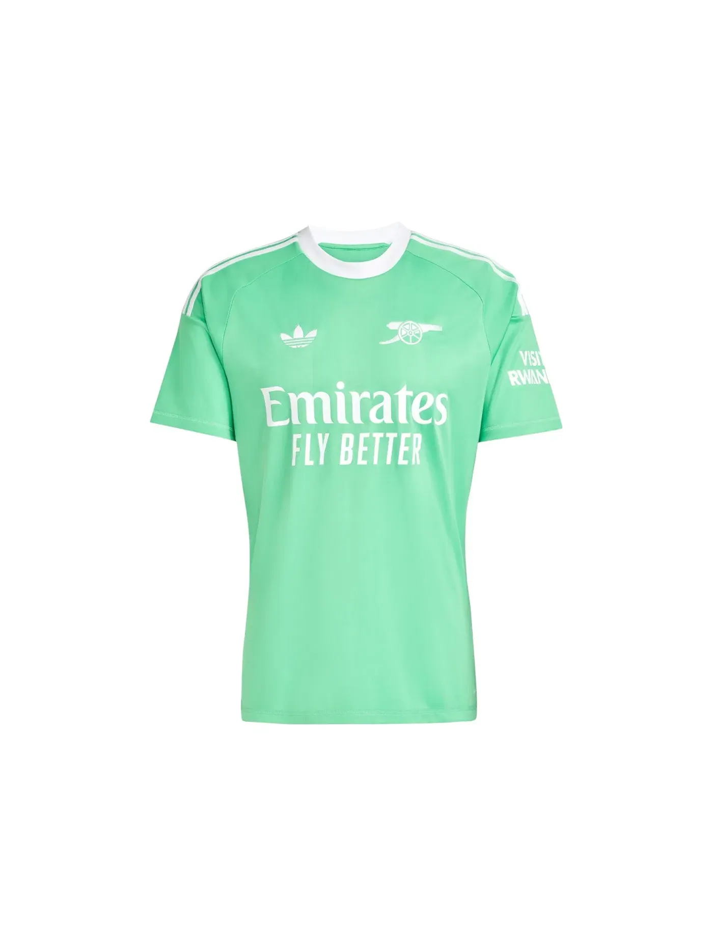 Мужская футбольная вратарская футболка Adidas Arsenal 25/26 Third Goalkeeper Jersey — изображение 1 из 1, зеленый белый