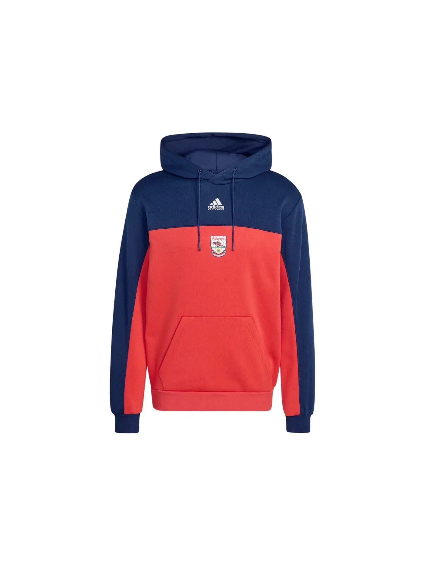 Мужская худи с принтом Arsenal 92-94 Hoodie Adidas — изображение 1 из 1, красный темно-синий