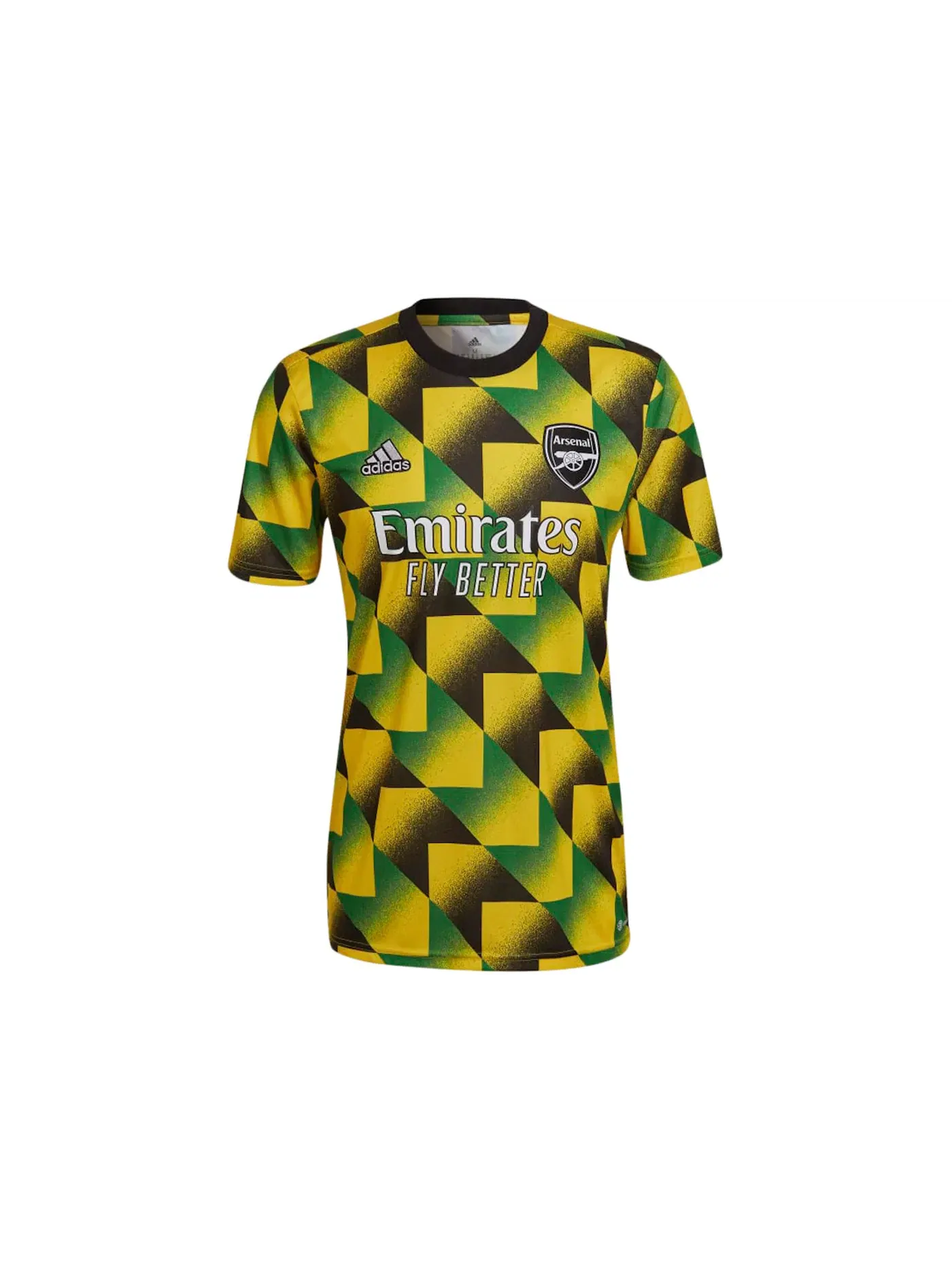 Мужская футболка с длинным рукавом Jersey Adidas — изображение 1 из 2, желтый/зеленый/черный