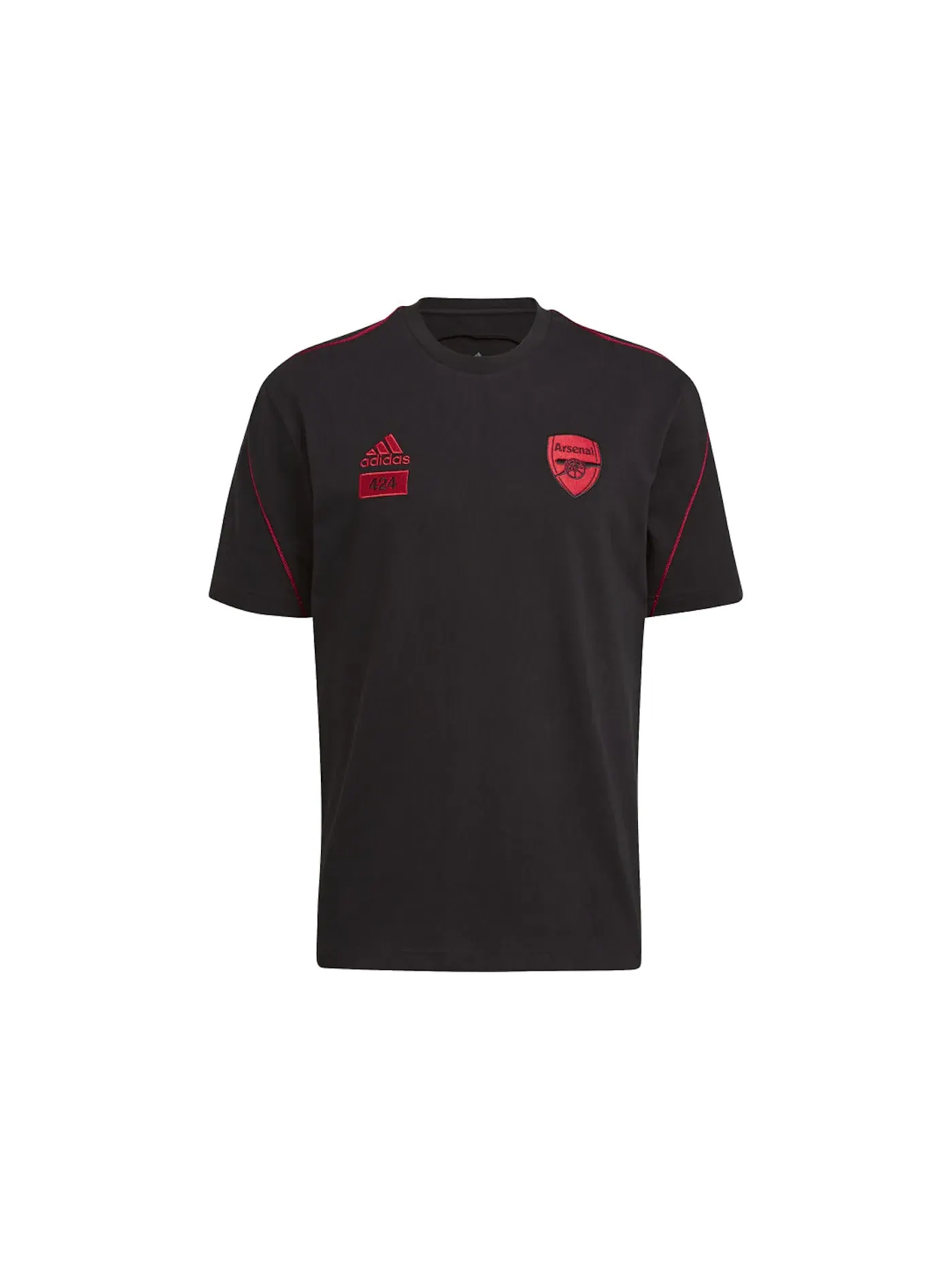 Мужская футболка с принтом 424 Tee Adidas — изображение 1 из 1, черный