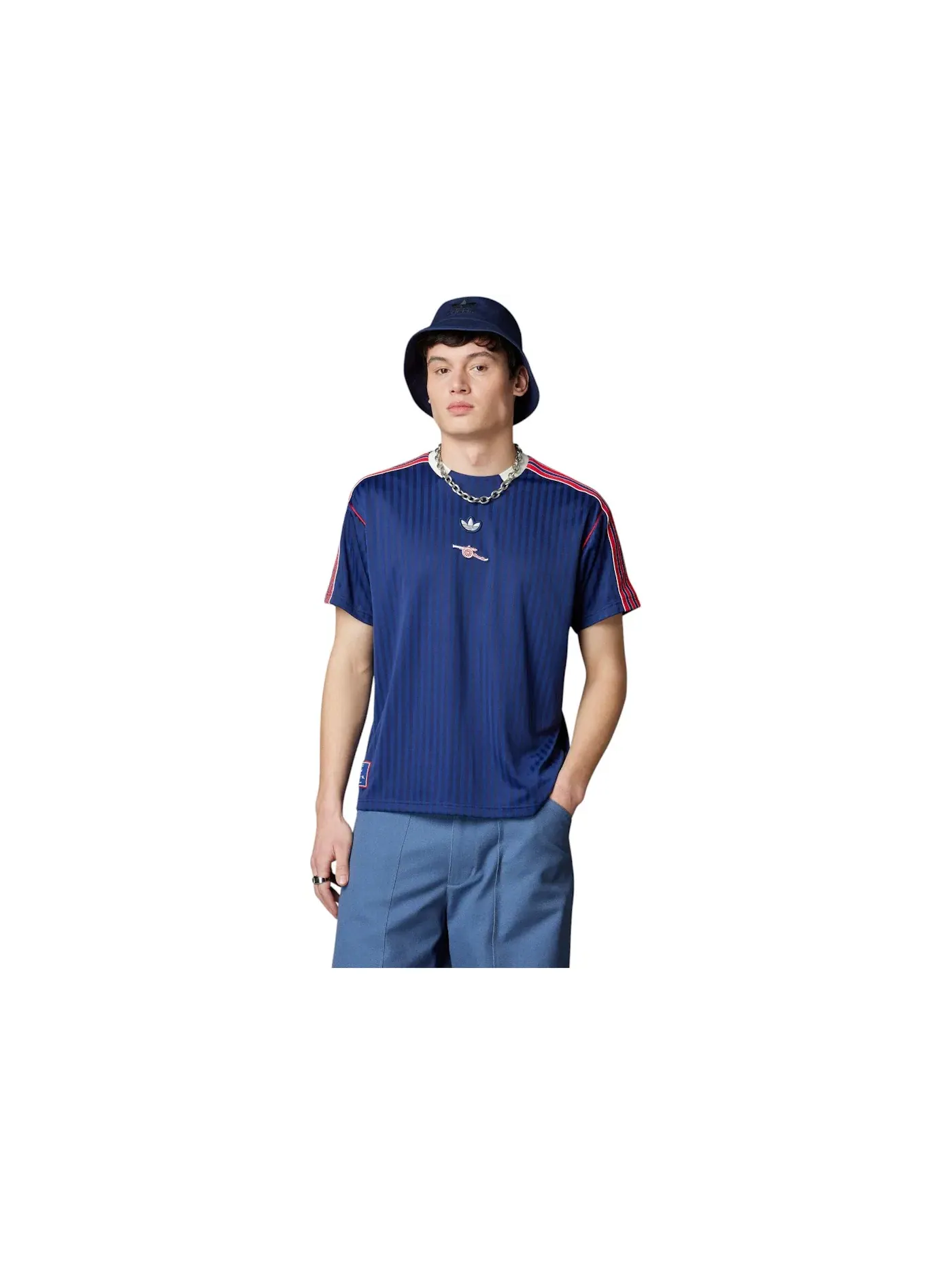 Мужская футболка-джерси с длинным рукавом Adidas Arsenal Terrace Icons Jersey — изображение 1 из 1, ночное небо