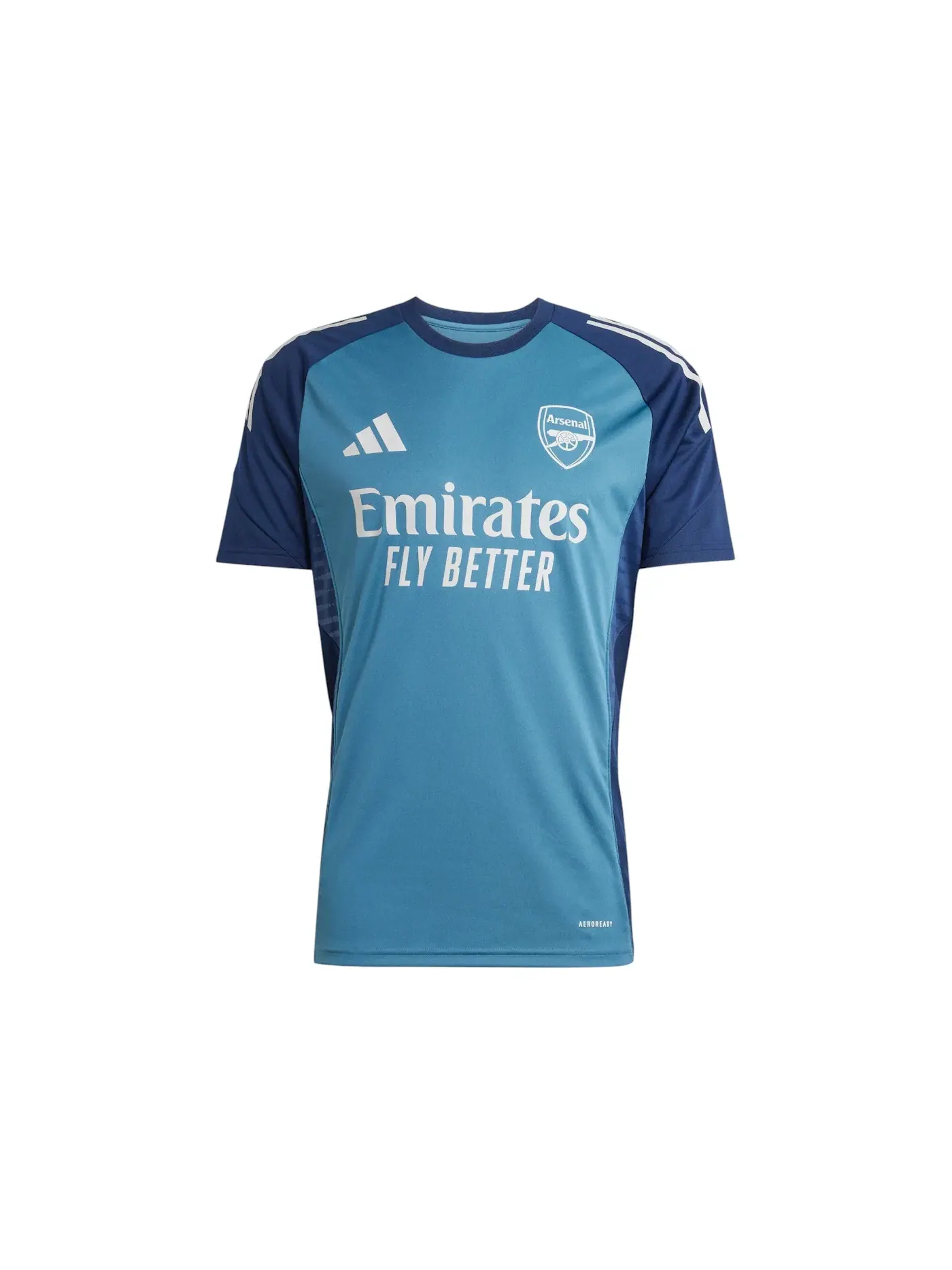 Мужская футбольная джерси с длинным рукавом Jersey Adidas — изображение 1 из 1, синий индиго