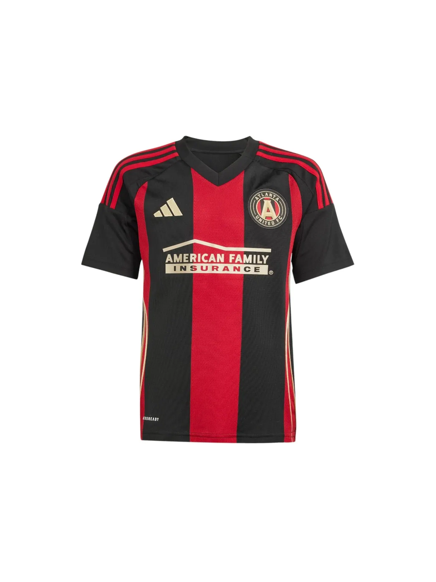 Детская футболка-джерси с длинным рукавом Jersey Adidas — изображение 1 из 1, черный красный