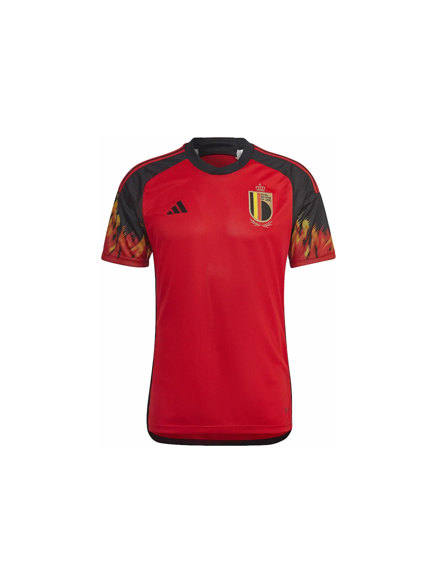 Мужская футбольная джерси с длинным рукавом Jersey Adidas — изображение 1 из 1, красный/черный