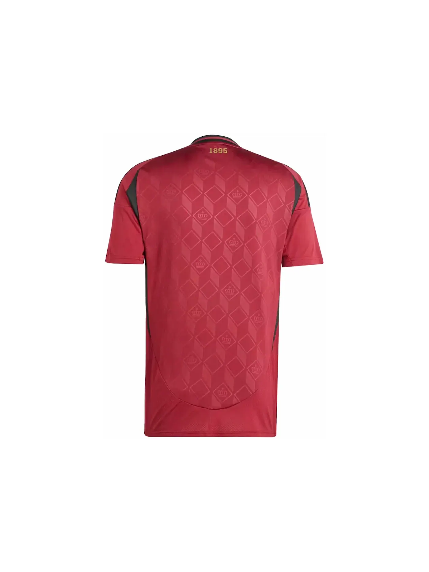 Мужская футбольная футболка с принтом Jersey Adidas — изображение 2 из 2, бордовый