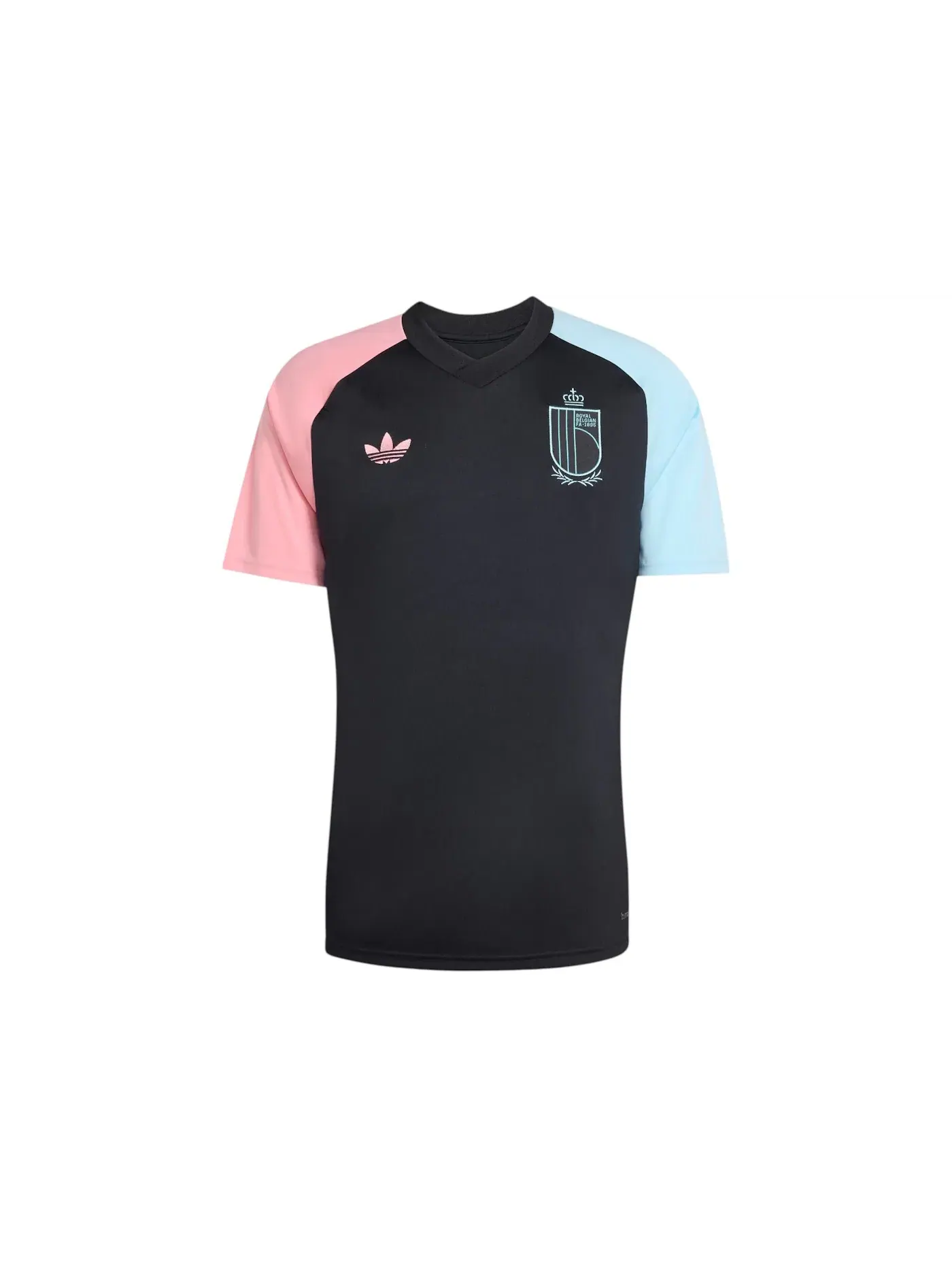 Мужская предматчевая футболка с длинным рукавом Jersey Adidas — изображение 1 из 1, черный//синий