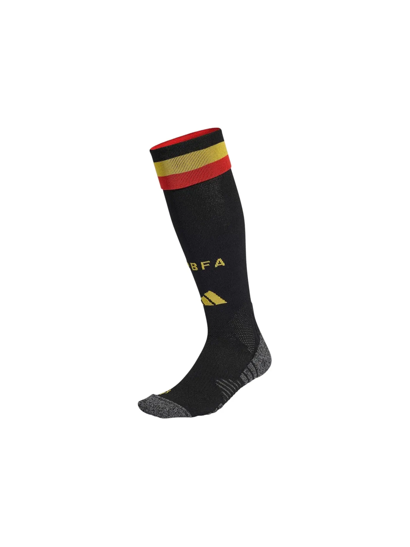 Мужские носки с длинным голенищем Adidas Belgium 26 Home Socks — изображение 1 из 1, черный/золотистый