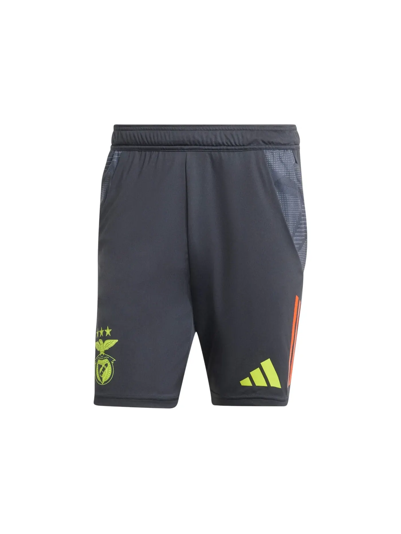 Мужские шорты для бега с принтом Adidas — изображение 1 из 1, серый красный