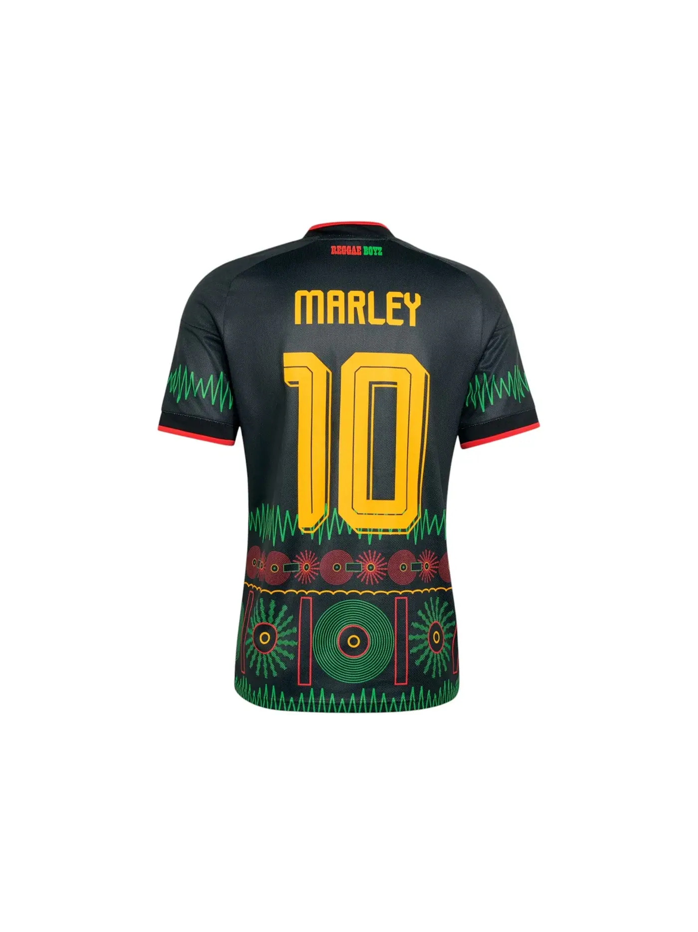 Мужская футбольная футболка с принтом Jersey Adidas — изображение 2 из 2, черный