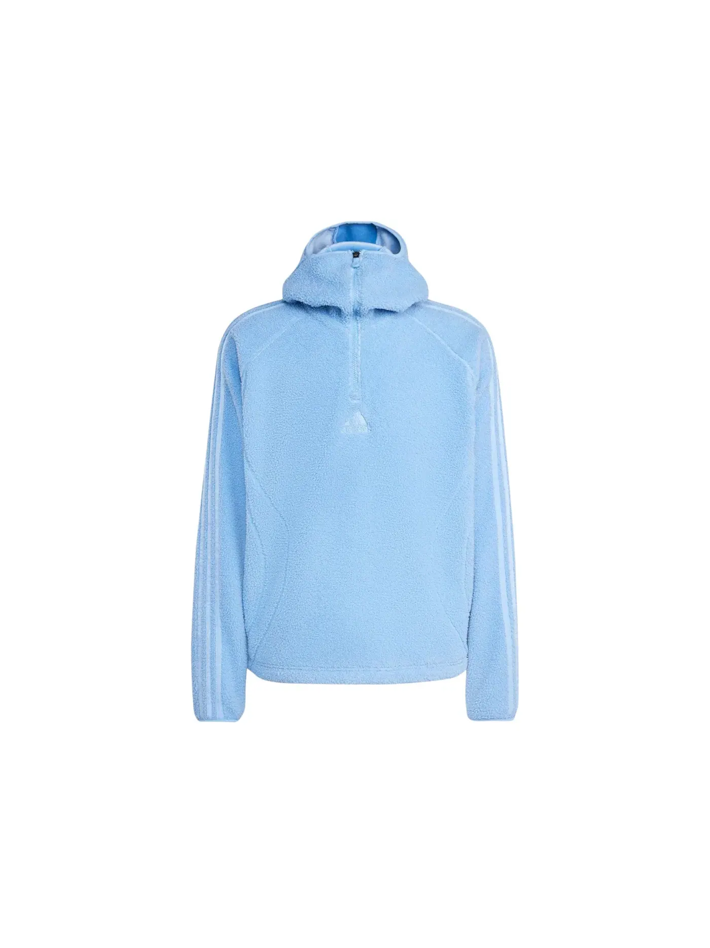 Мужская худи с четверть-замком Borg Fleece Teamgeist Adidas — изображение 1 из 1, синий