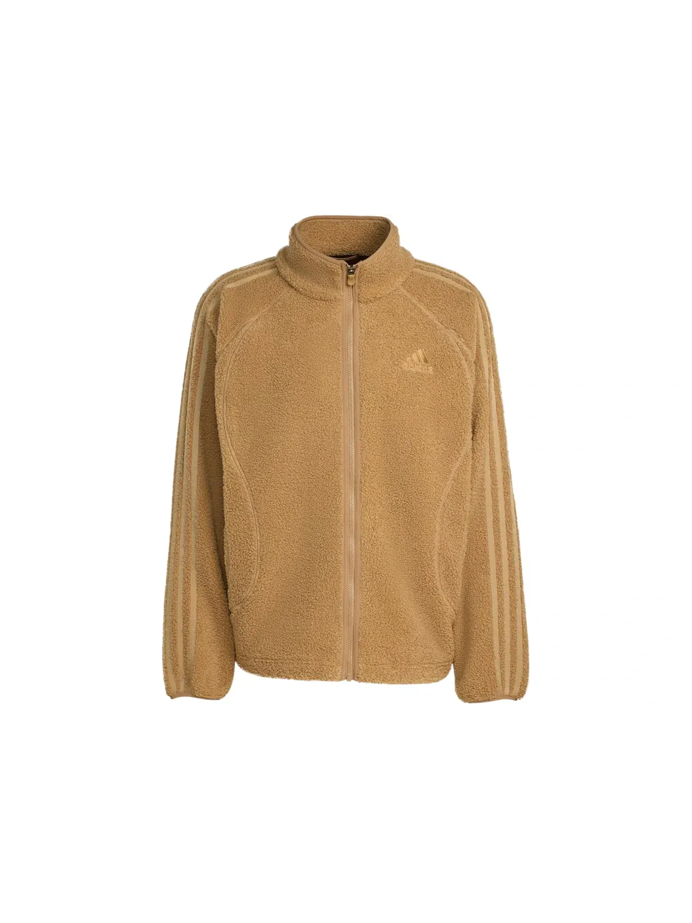 Мужская куртка с флисовой подкладкой Tracktop Adidas, Cardboard — изображение 1 из 1