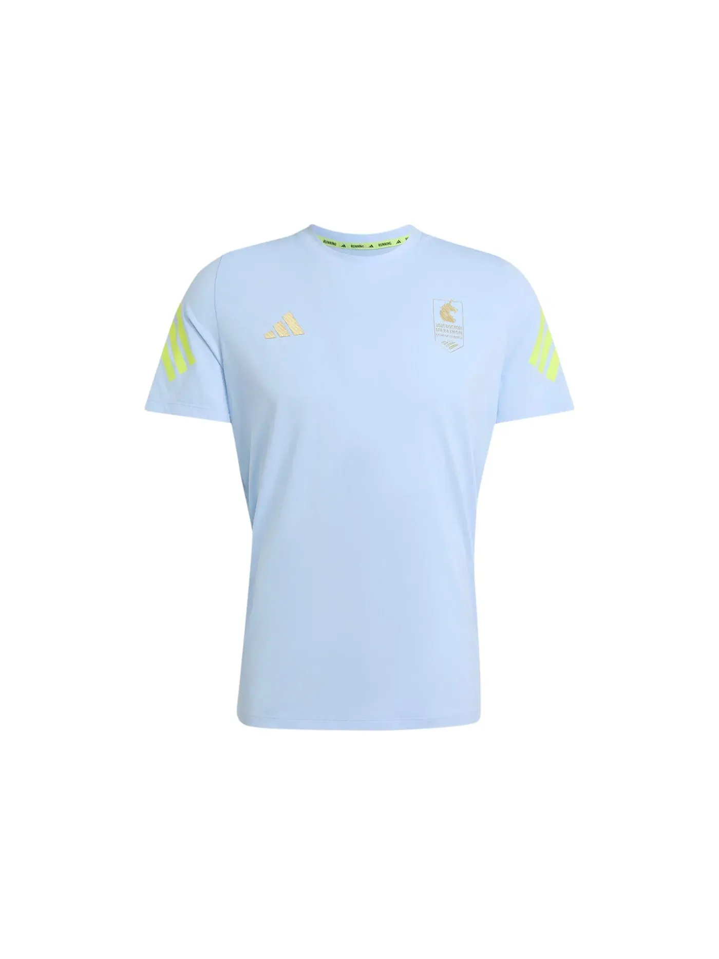 Мужская футболка с принтом Adidas Boston Marathon 2026 Tee — изображение 1 из 1, синий