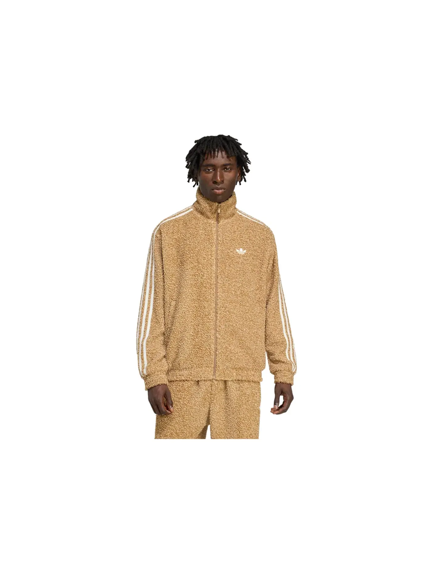 Мужская куртка с молнией Tracktop Adidas, Cardboard — изображение 1 из 1
