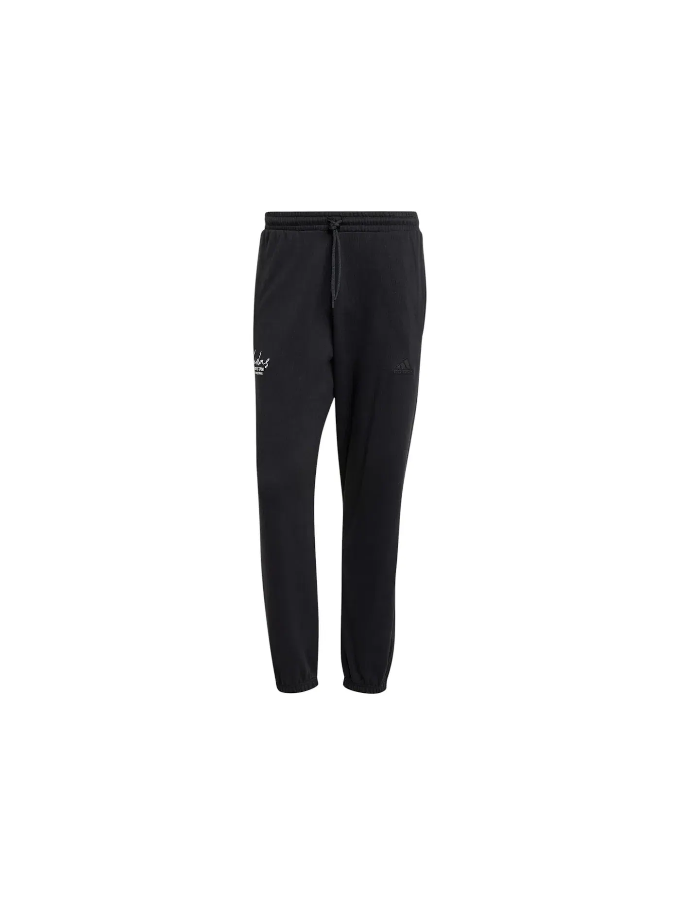 Мужские спортивные штаны из французского футера Joggers Adidas — изображение 1 из 1, черный