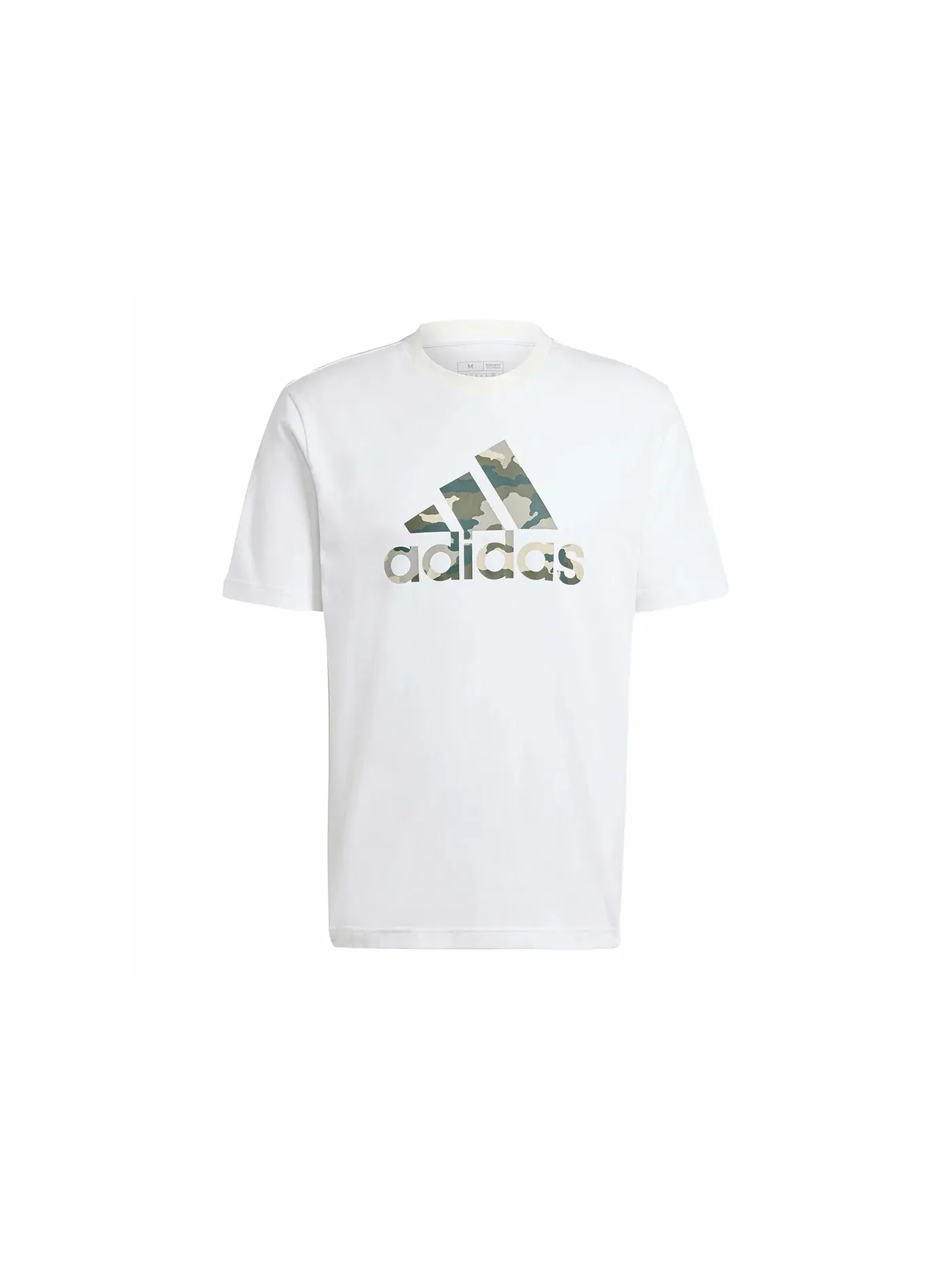 Мужская футболка с принтом Camo Badge of Sport Graphic Tee Adidas — изображение 1 из 1, белый