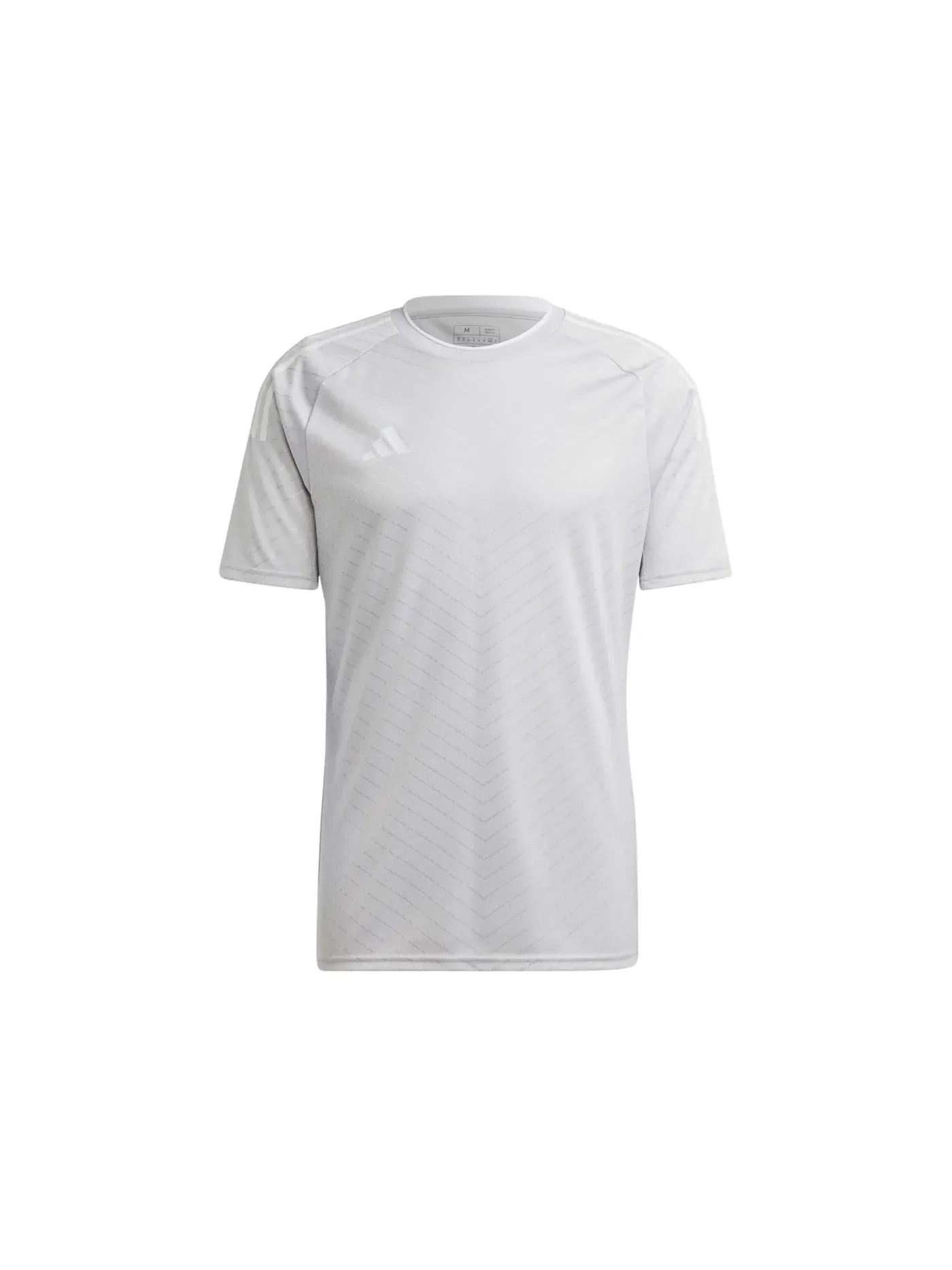 Мужская футбольная футболка с длинным рукавом Adidas Jersey — изображение 1 из 1, светлый серый