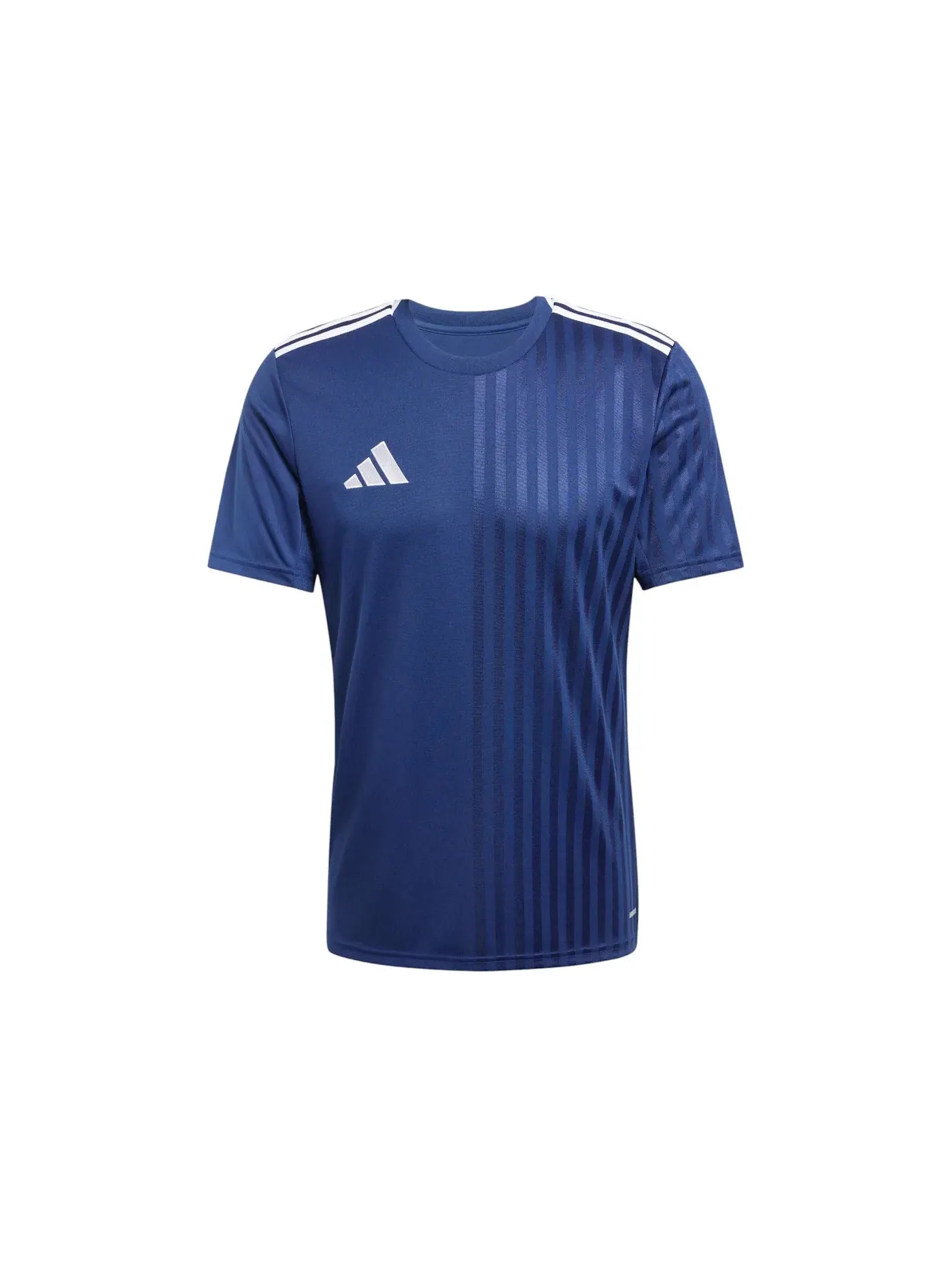 Мужская футбольная футболка с длинным рукавом Adidas Jersey — изображение 1 из 1, темно-синий синий белый