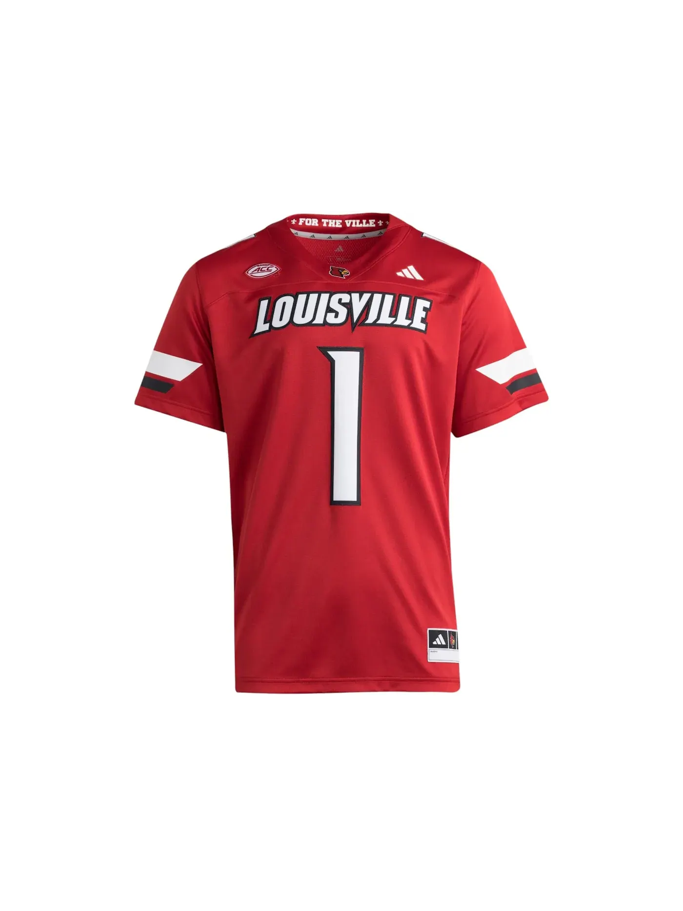Мужская джерси Louisville Team Power Red Adidas — изображение 1 из 1, красный