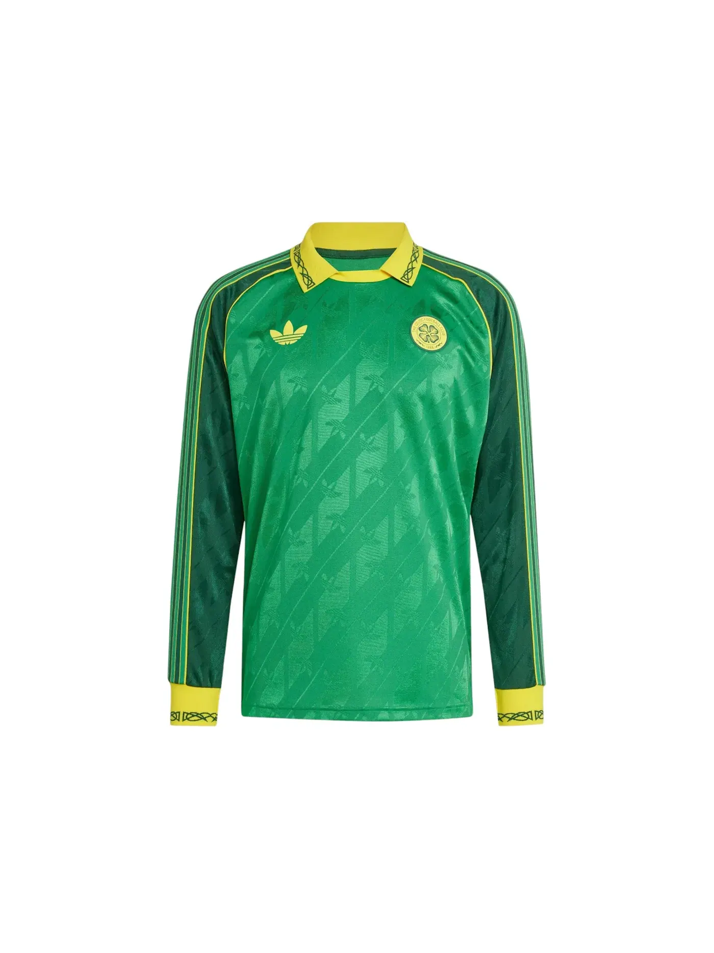 Мужская футбольная джерси с длинным рукавом Adidas Celtic FC LFSTLR Jersey — изображение 1 из 1, зеленый