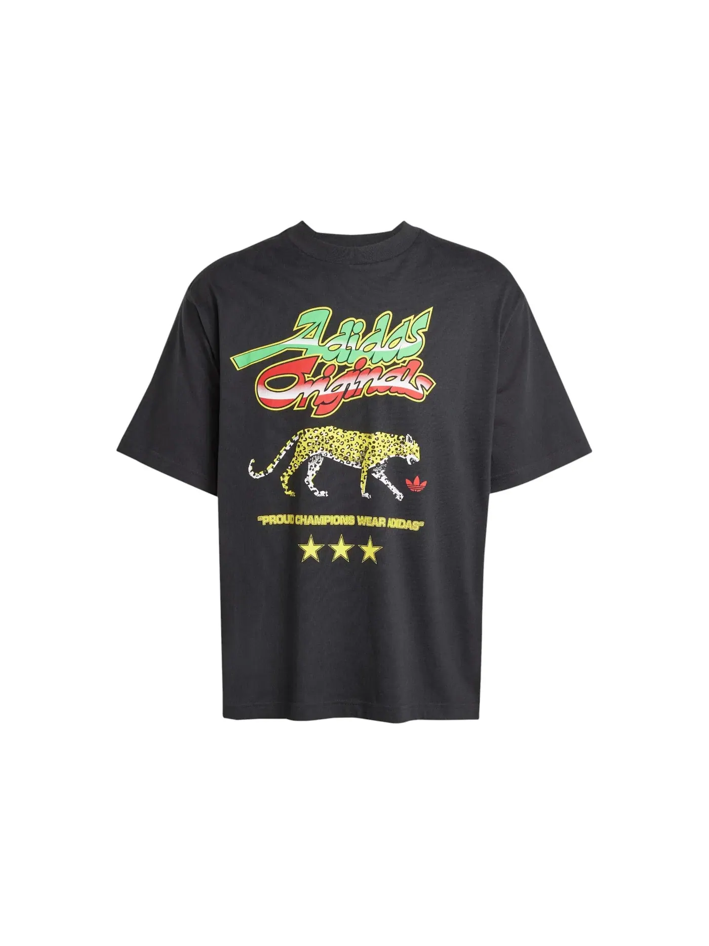 Мужская футболка с принтом Champions T-Shirt Adidas — изображение 1 из 1, черный