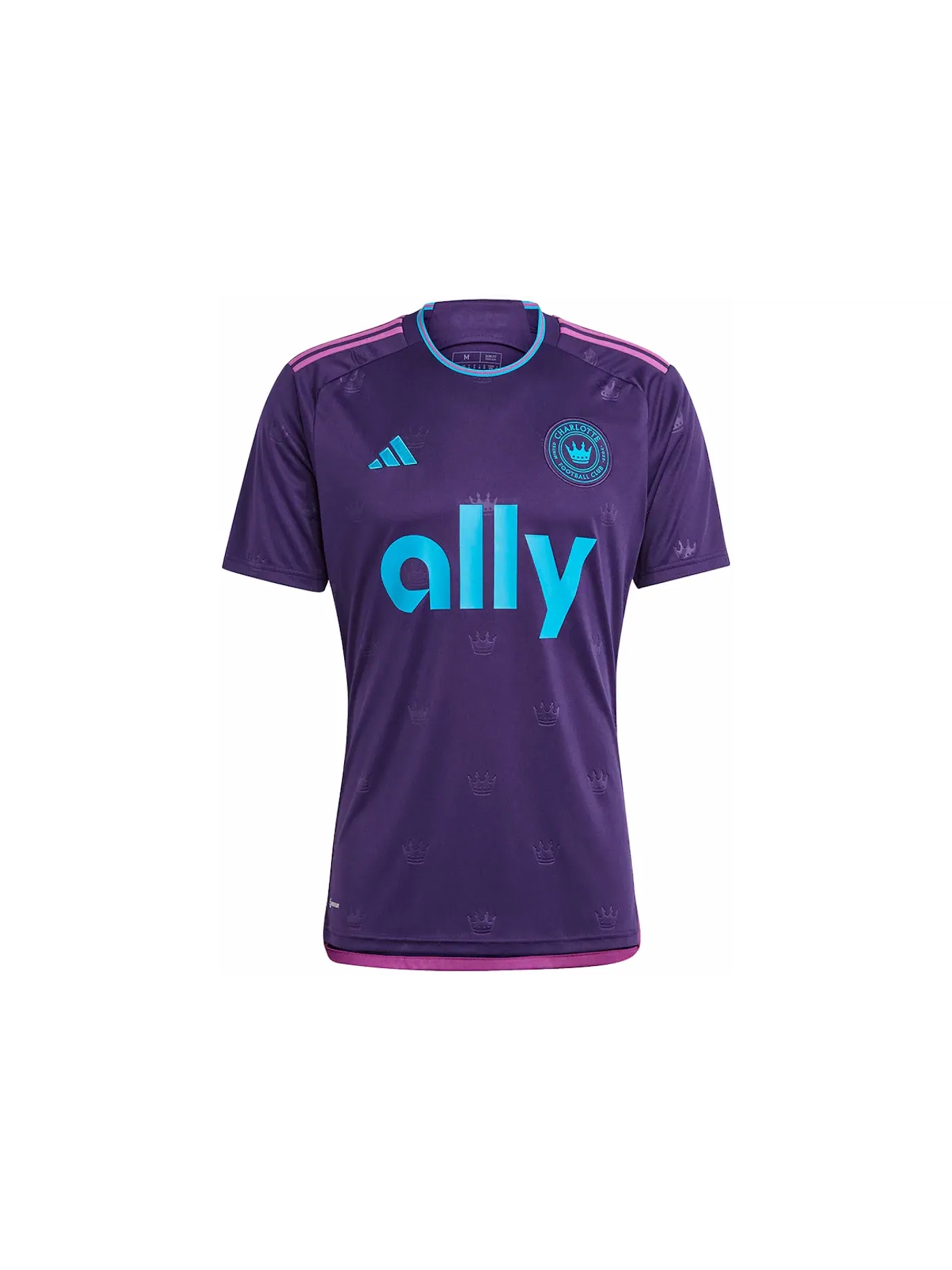 Мужская футбольная футболка с длинным рукавом Jersey Adidas — изображение 1 из 1, темный фиолетовый синий