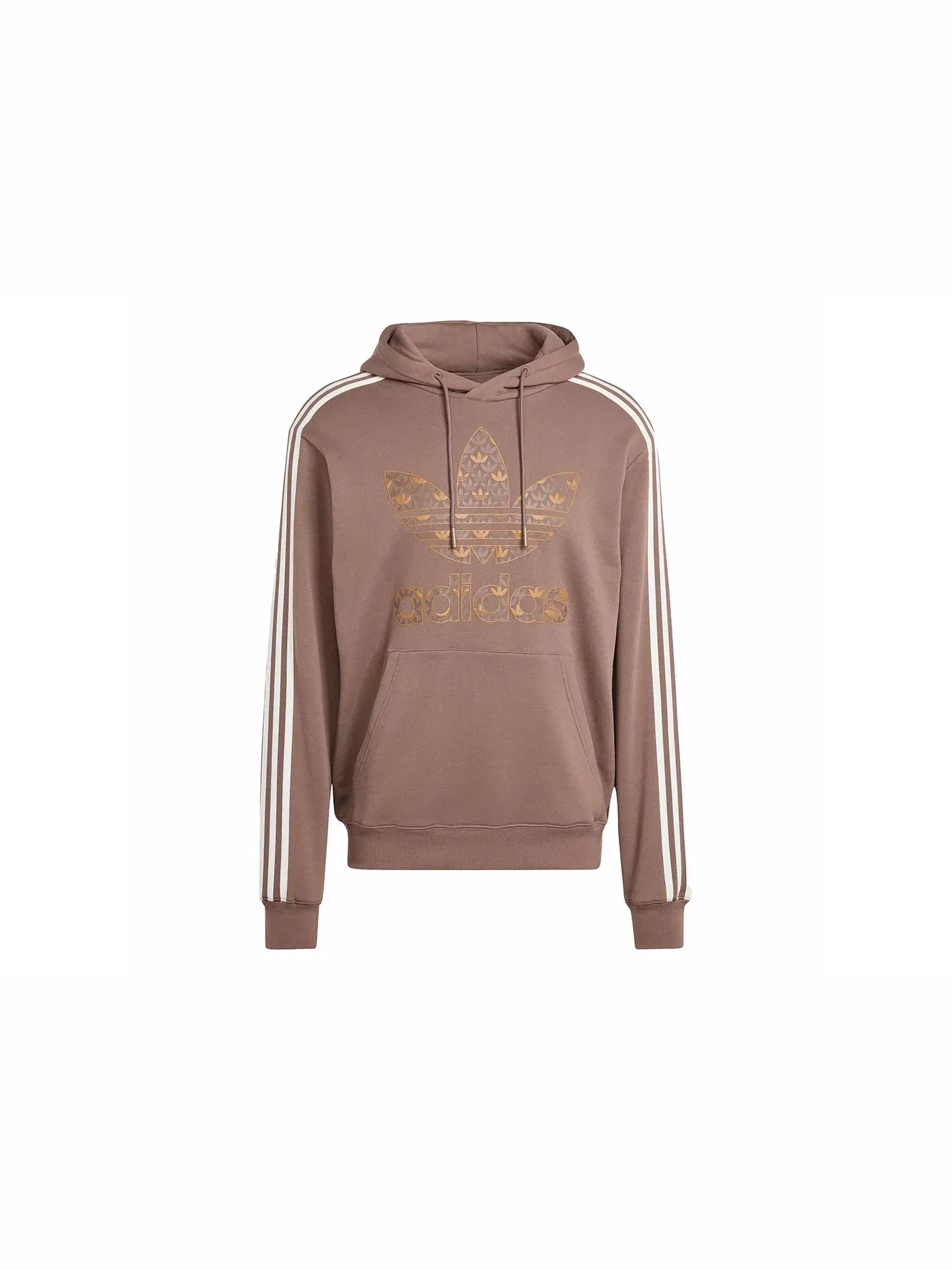 Мужская худи с длинным рукавом Classic Mono Graphic Adidas, Earth Strata — изображение 1 из 1