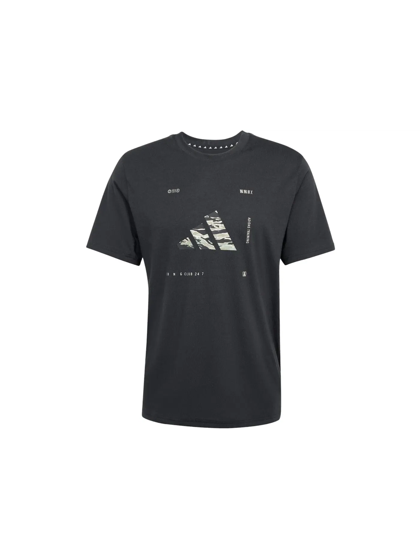 Мужская футболка с принтом Adidas Climacool Camo Logo Graphic Tee — изображение 1 из 1, черный