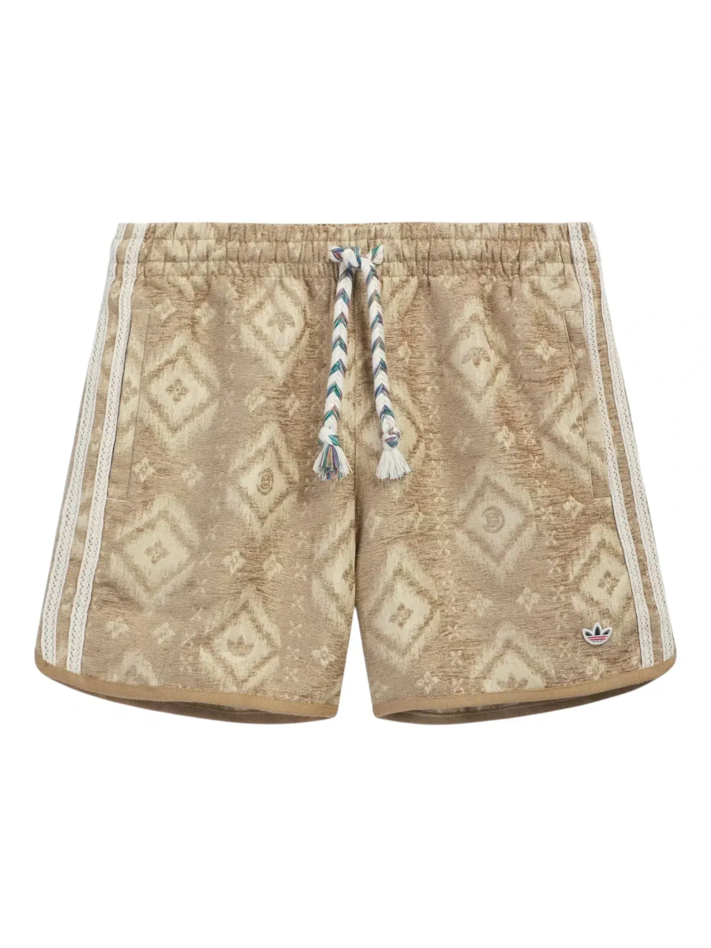 Мужские шорты с принтом CLOT Heritage Print Shorts Adidas, Warm Sandstone — изображение 1 из 2
