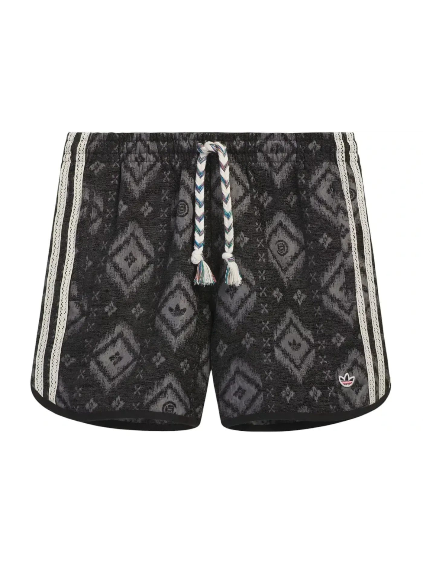 Мужские шорты с принтом CLOT Heritage Print Adidas — изображение 1 из 2, угольный