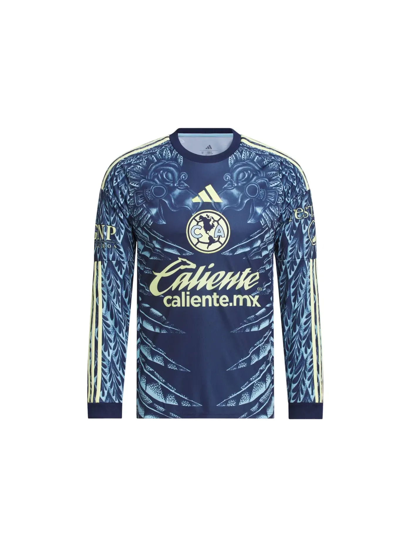 Мужская футболка с длинным рукавом Adidas Club America 2025/2026 Away Jersey — изображение 1 из 1, темно-синий синий