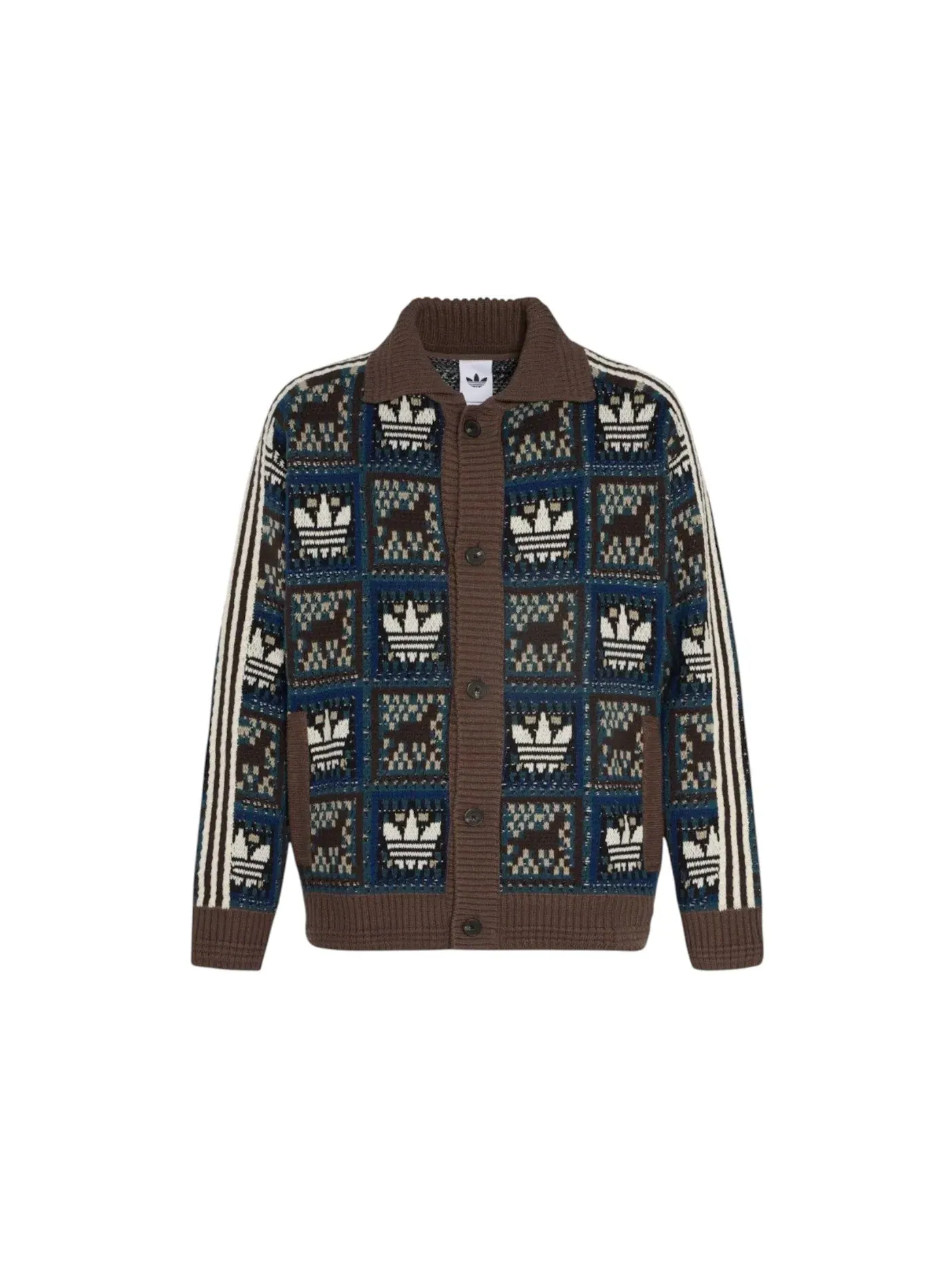 Унисекс-свитер с принтом CNY Crafted Jacket Adidas — изображение 1 из 2, кремовый белый