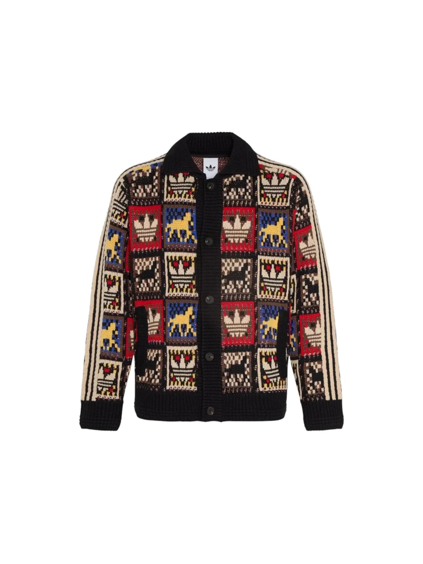 Детский свитер модели Sweater (Asia Sizing) Adidas — изображение 1 из 2, черный