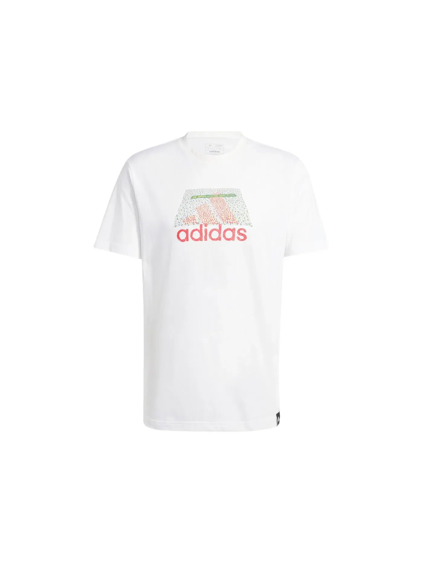 Мужская футболка с принтом Badge Of Graphic Adidas — изображение 1 из 1, белый