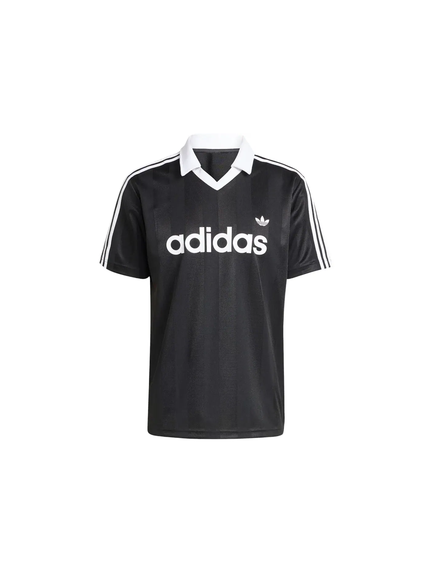 Мужская футболка с воротником поло Jersey Adidas — изображение 1 из 1, черный