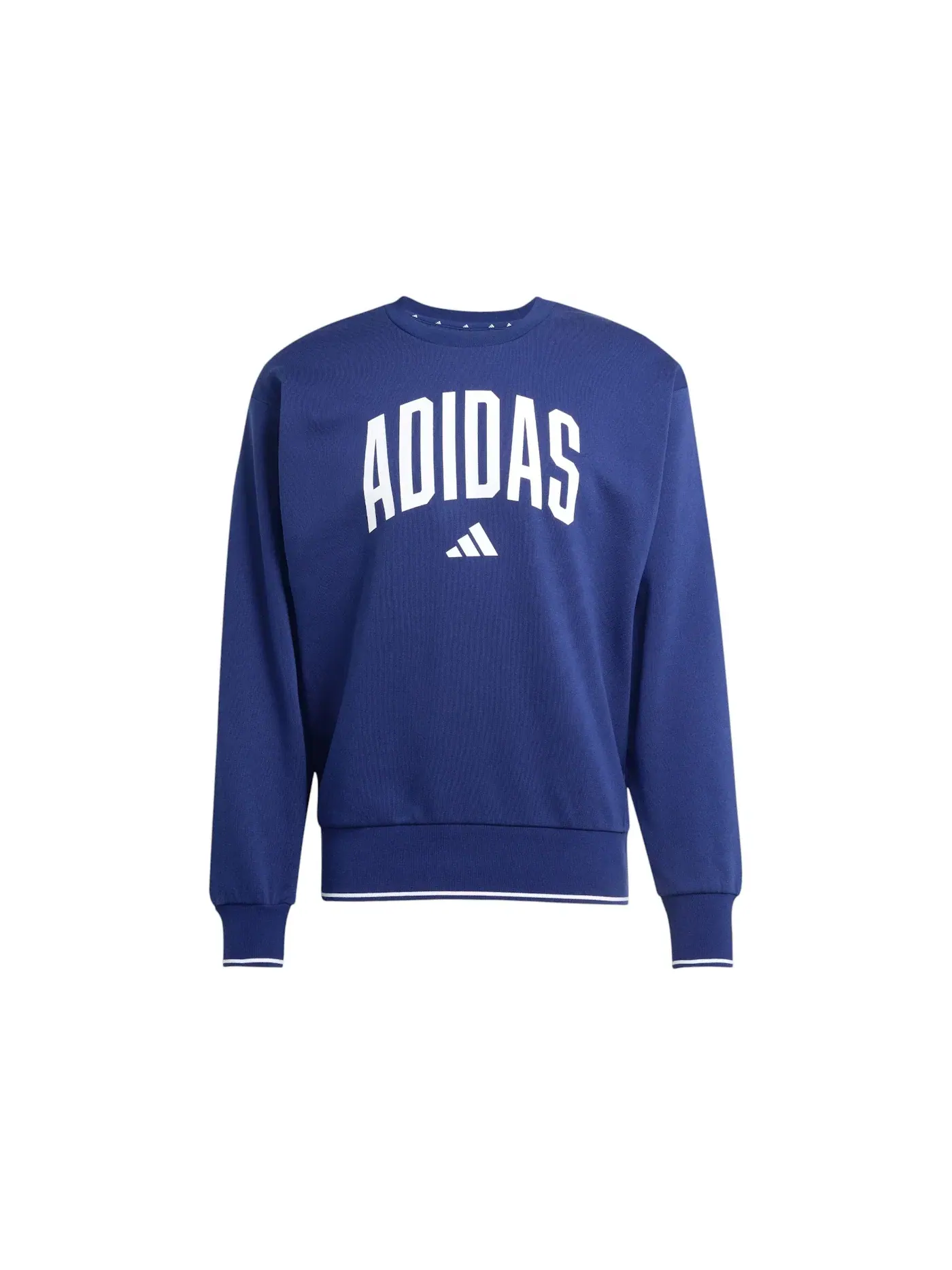 Мужские спортивные штаны с логотипом Adidas — изображение 1 из 1, темный синий белый