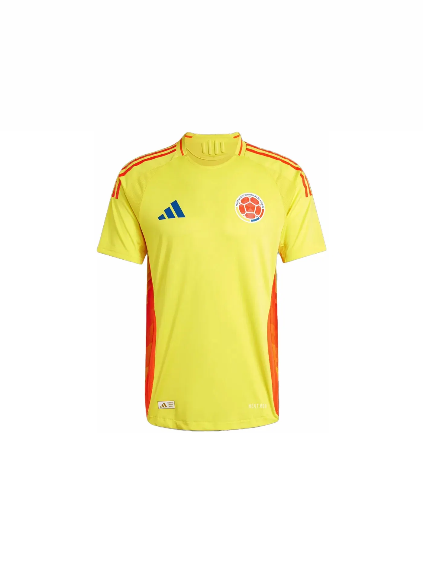 Мужская футболка с принтом Adidas Colombia 2024 Home Authentic Jersey — изображение 1 из 2, желтый