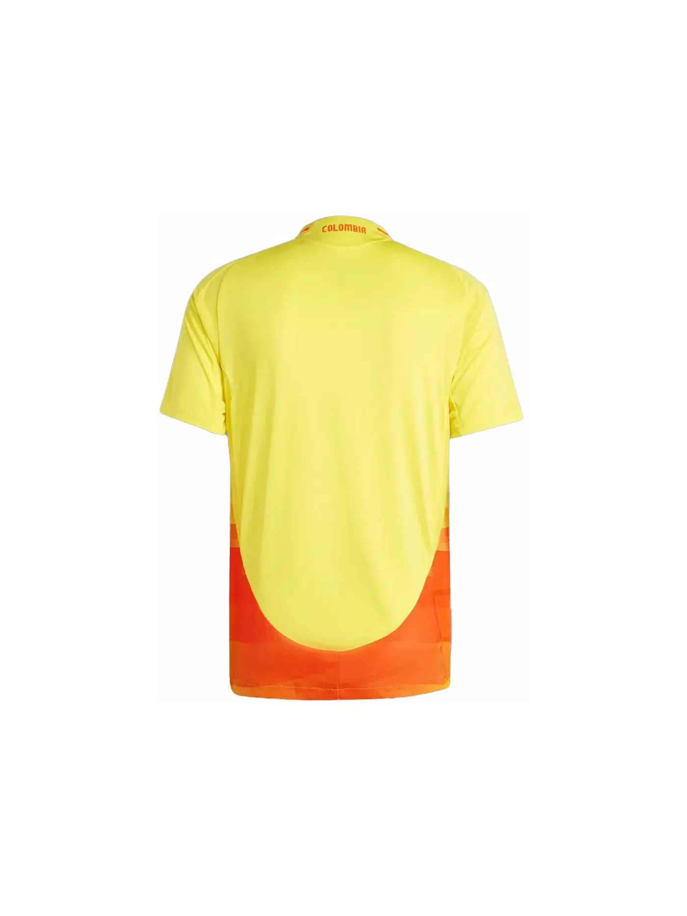 Мужская футболка с принтом Adidas Colombia 2024 Home Authentic Jersey — изображение 2 из 2, желтый