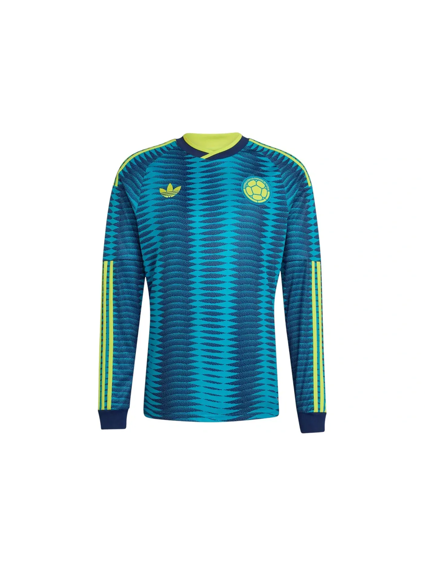Мужская футбольная футболка с длинным рукавом Jersey Adidas — изображение 1 из 1, темно-синий синий