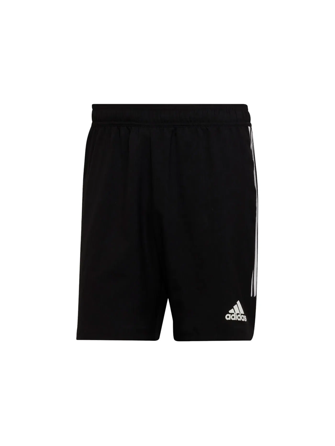 Мужские шорты с длиной до колена Adidas — изображение 1 из 1, черный/белый