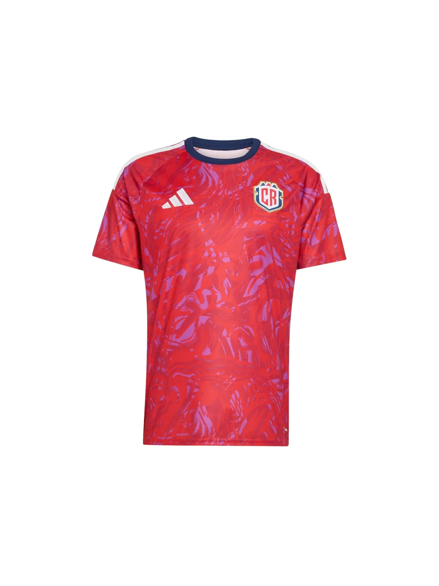 Мужская футбольная футболка с принтом Jersey Adidas — изображение 1 из 1, красный