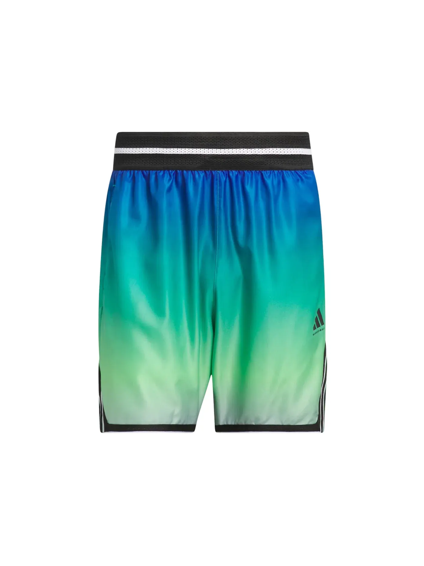 Мужские шорты с принтом Adidas Short, Lime Burst Pure Teal — изображение 1 из 1