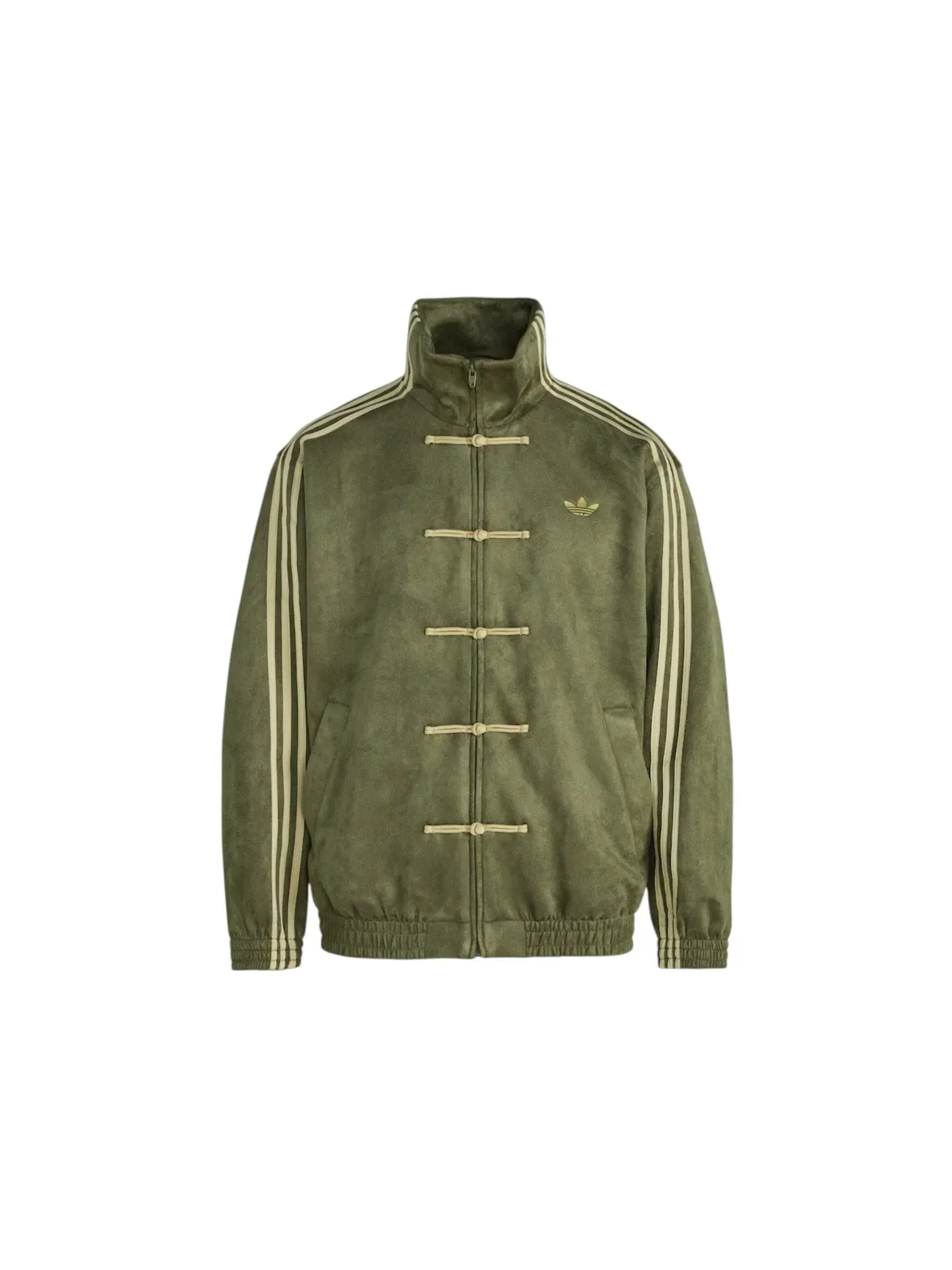 Мужская куртка с принтом Adidas CTT Chinese Track Top 31 Gender Neutral Jacket Asia Sizing Olive — изображение 1 из 2