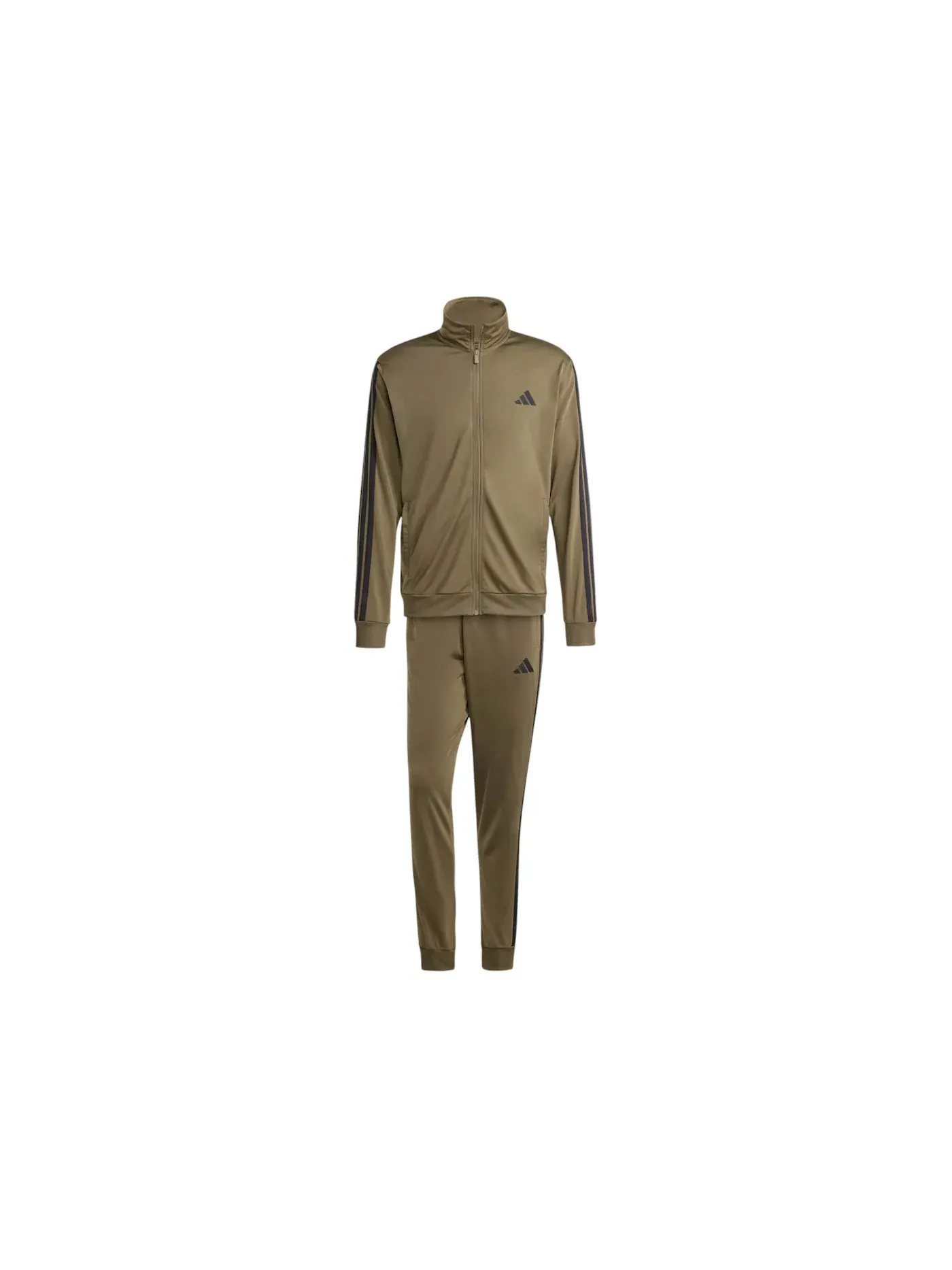Мужской спортивный костюм с длинным рукавом Tracksuit Adidas — изображение 1 из 1, оливковый