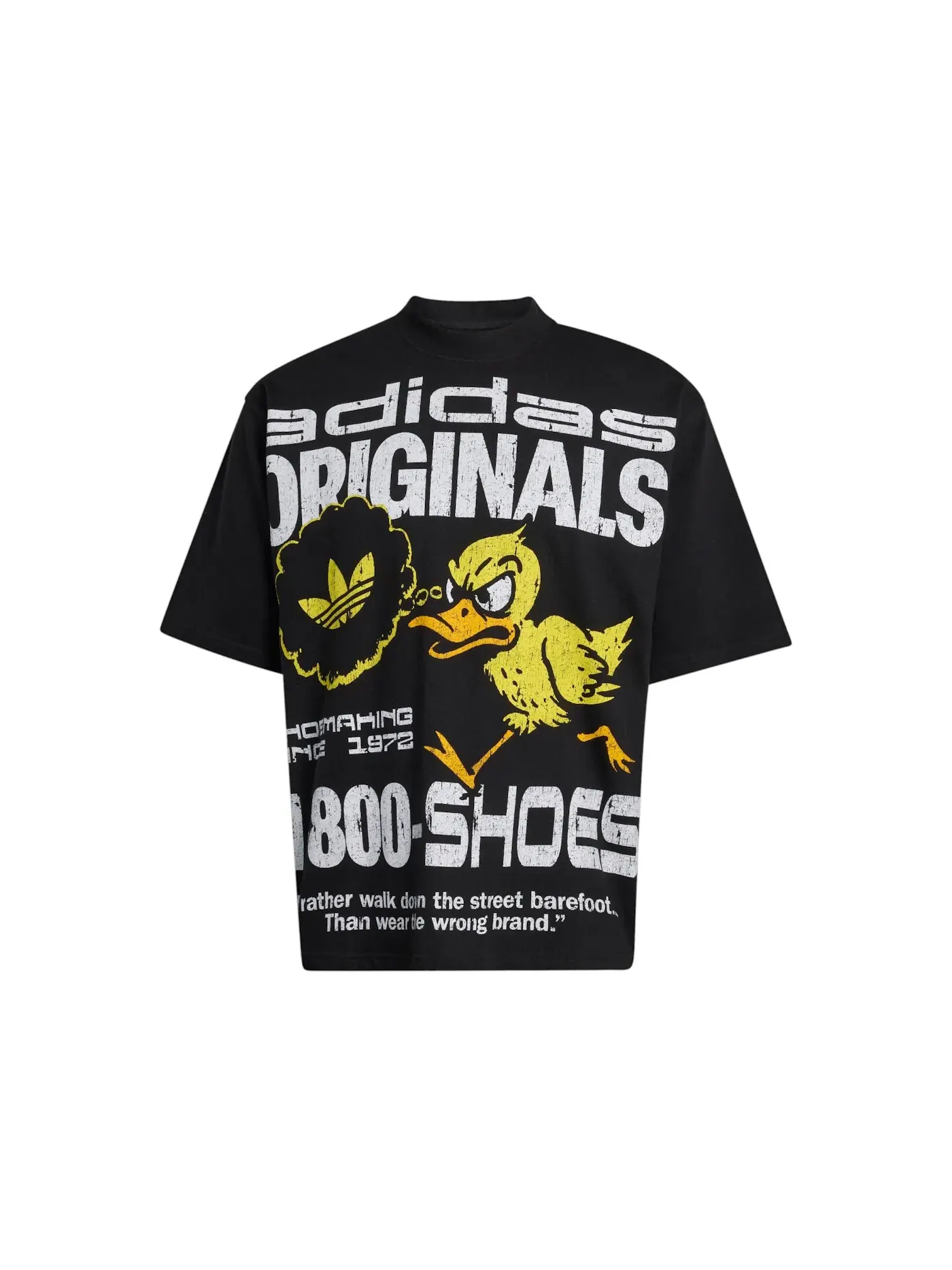 Мужская футболка с принтом Adidas Duck Graphic Tee Utility Black — изображение 1 из 1