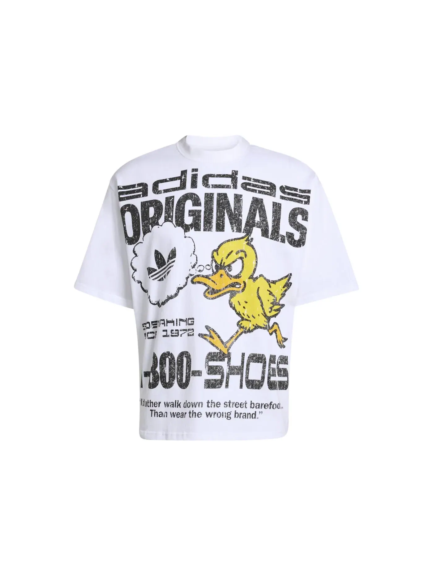 Мужская футболка с принтом Adidas Tee — изображение 1 из 1, белый