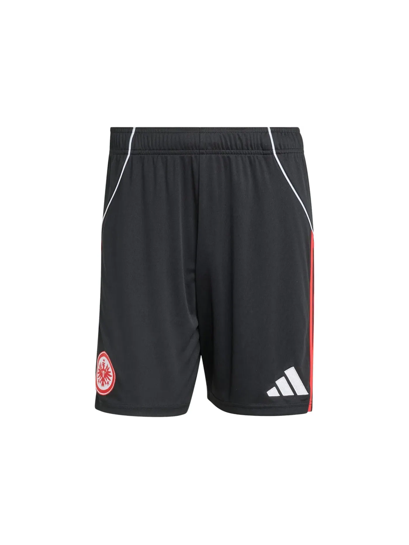 Мужские шорты с длиной до колена Eintracht Frankfurt 25/26 Home Shorts Adidas — изображение 1 из 1, черный