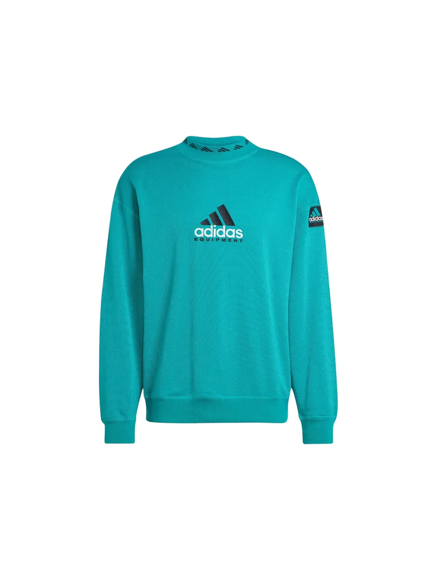 Мужской свитшот с длинным рукавом Adidas — изображение 1 из 1, зеленый