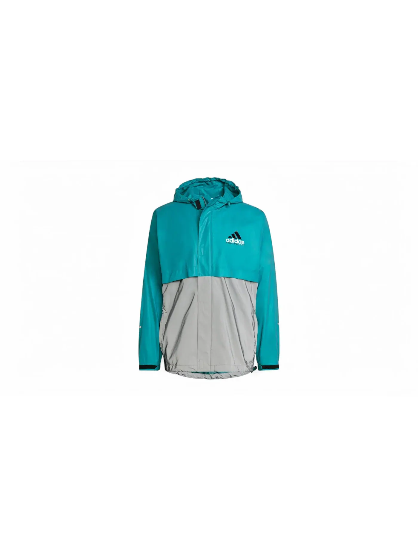 Мужская ветровка с длинным рукавом Windbreaker Adidas — изображение 1 из 1, зеленый