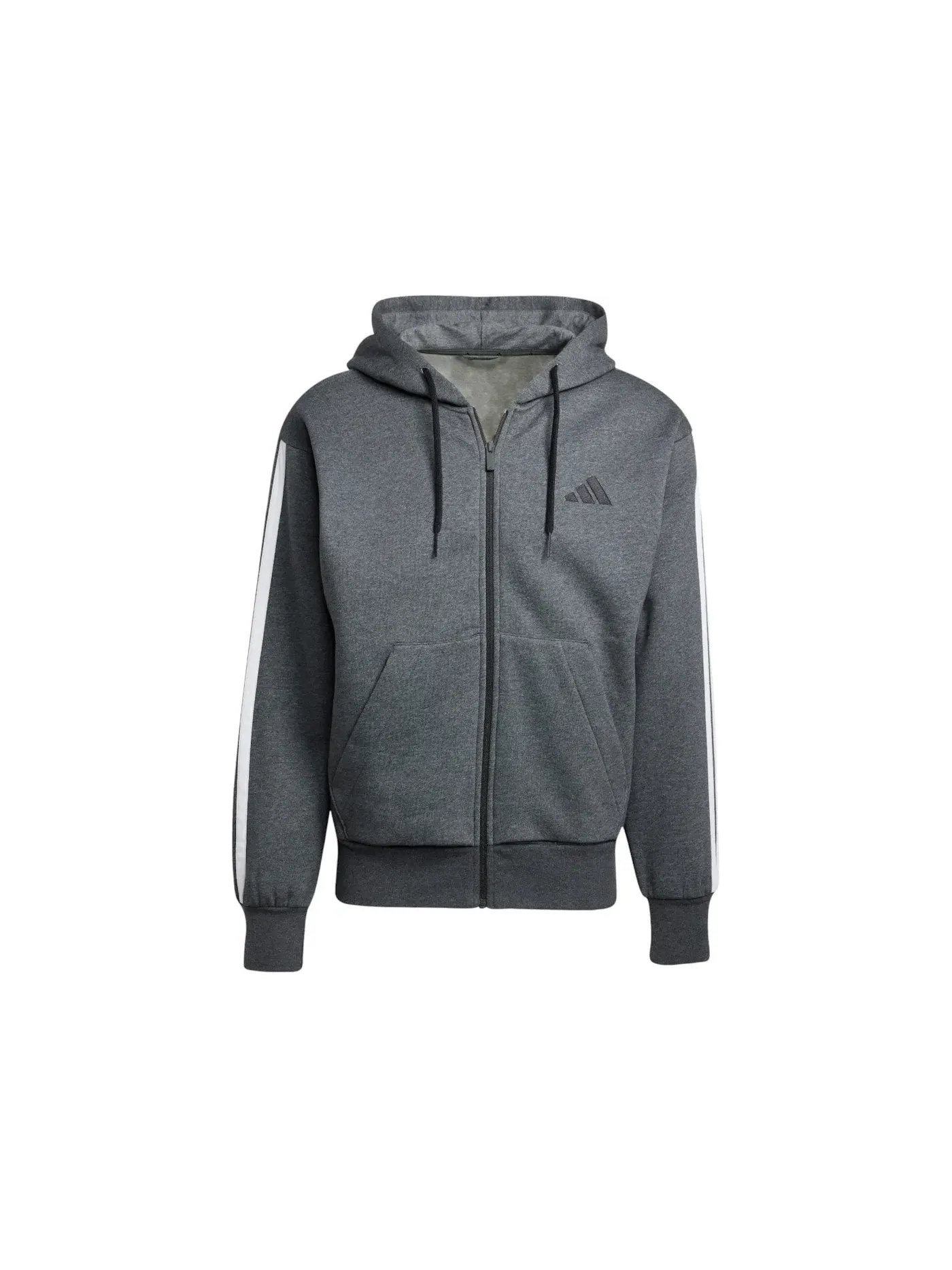 Мужская худи с длинным рукавом Hoodie Adidas — изображение 1 из 1, темный серый черный